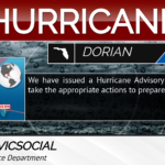 Hurricane Advisory v5 with Map