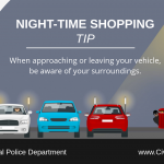 Night Time Shopping - Be Aware of Surroundings