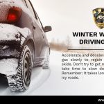 Winter Driving Safety Tip (Accelerate & Decelerate Slowly)