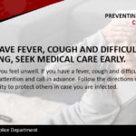 Preventing- If You Feel Sick