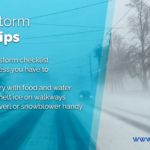 Winter Storm Safety Tips