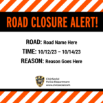 Road Closure Alert